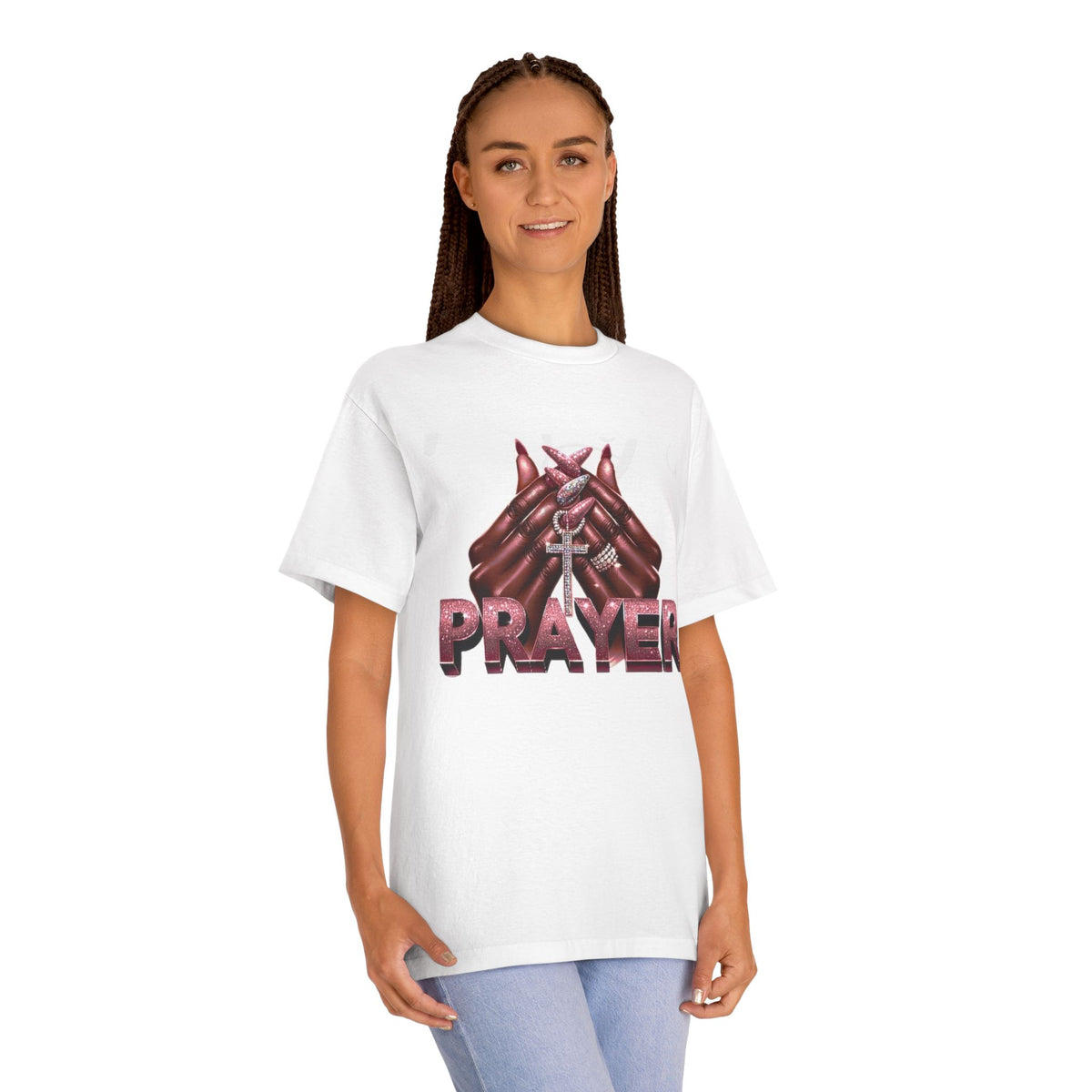 Pink Pray Hands Classic Tee