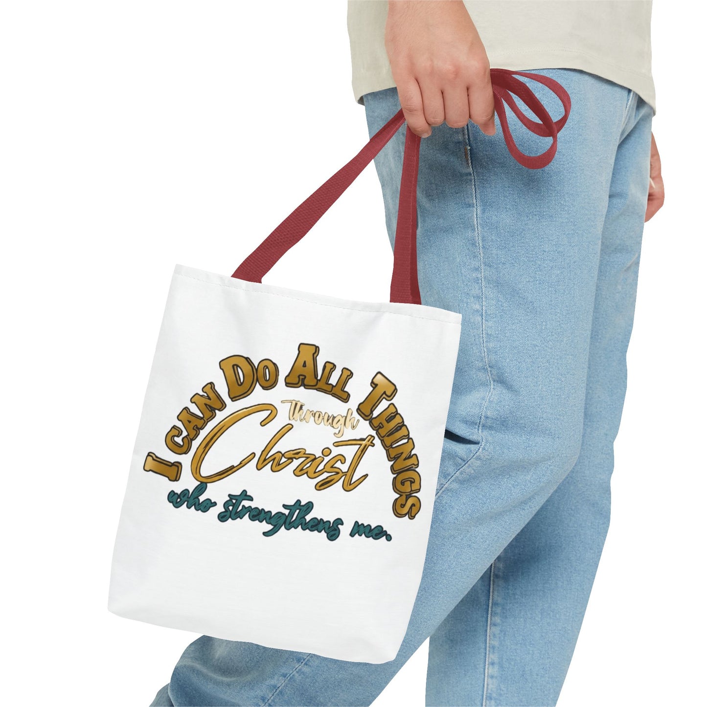 Tote Bag I can do all things through Christ that strengthen me