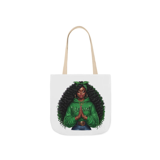 Canvas Tote Bag, 5-Color Straps