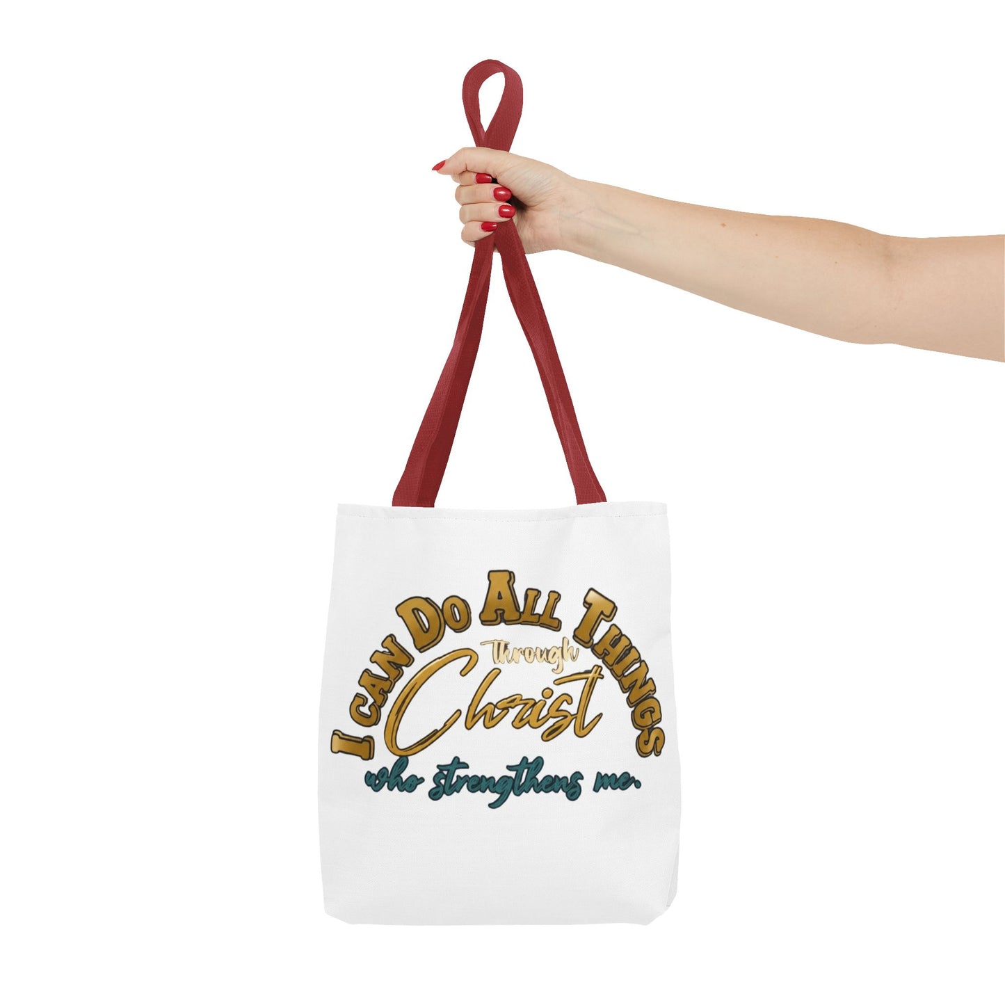 Tote Bag I can do all things through Christ that strengthen me