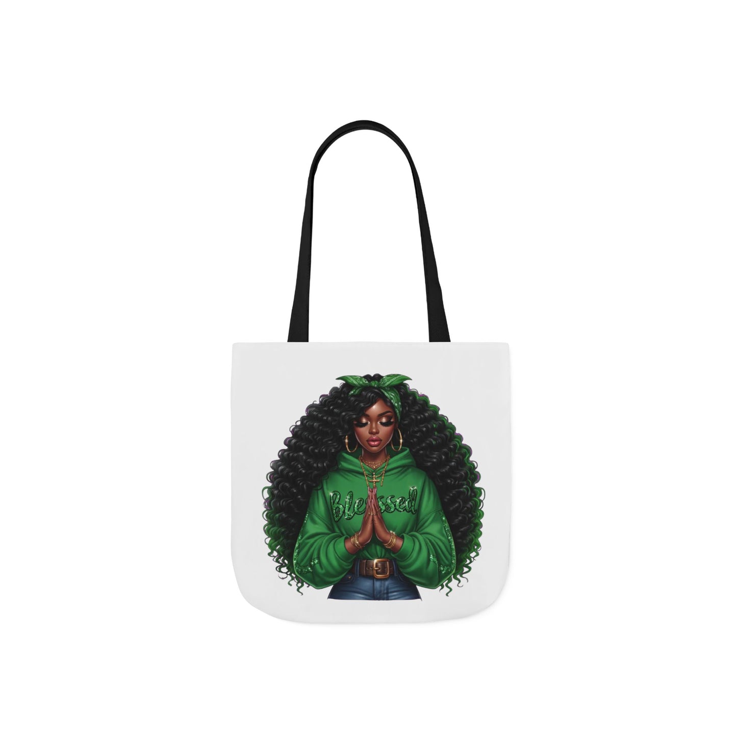 Canvas Tote Bag, 5-Color Straps