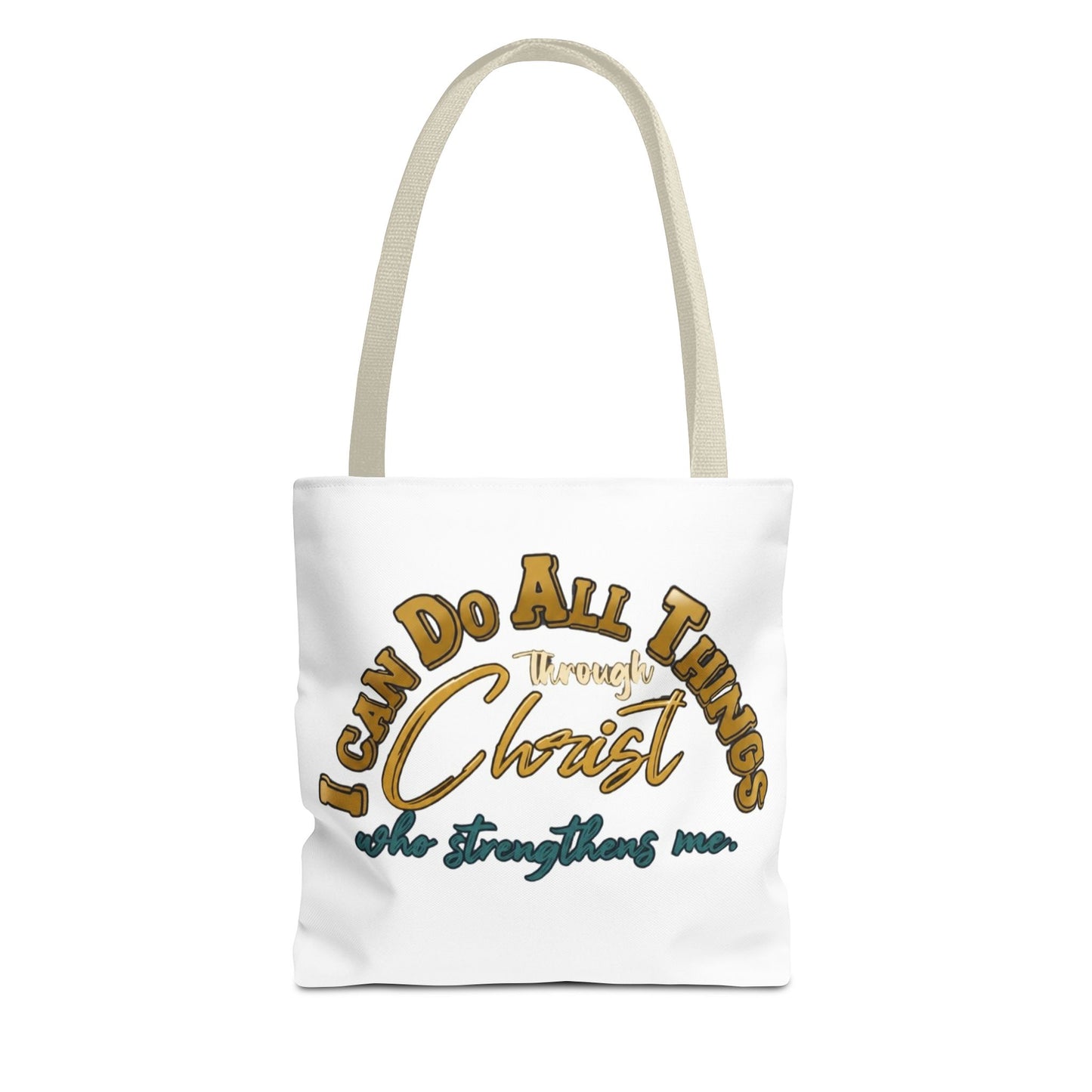 Tote Bag I can do all things through Christ that strengthen me