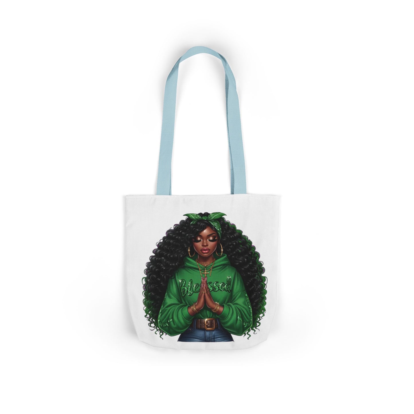 Canvas Tote Bag, 5-Color Straps