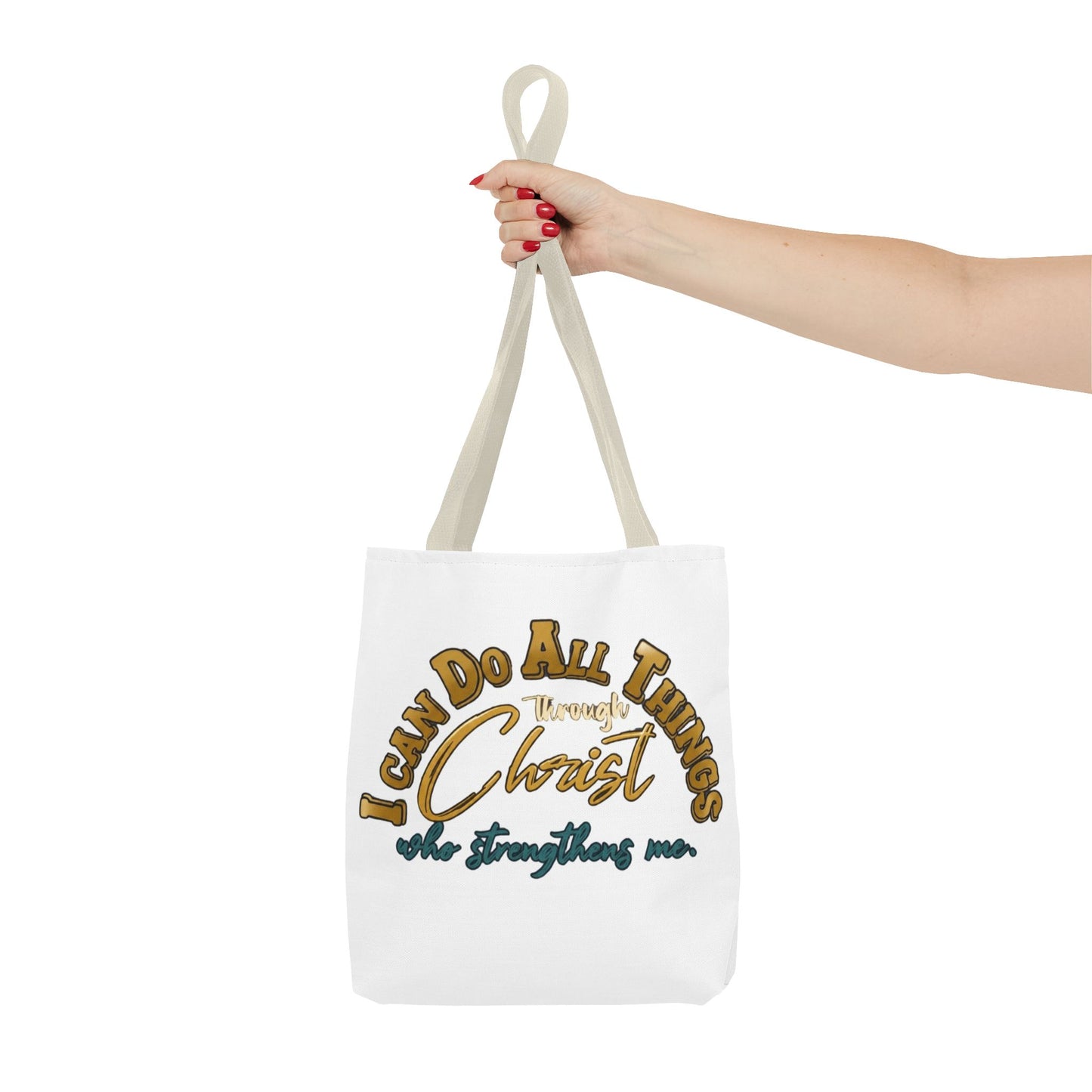 Tote Bag I can do all things through Christ that strengthen me