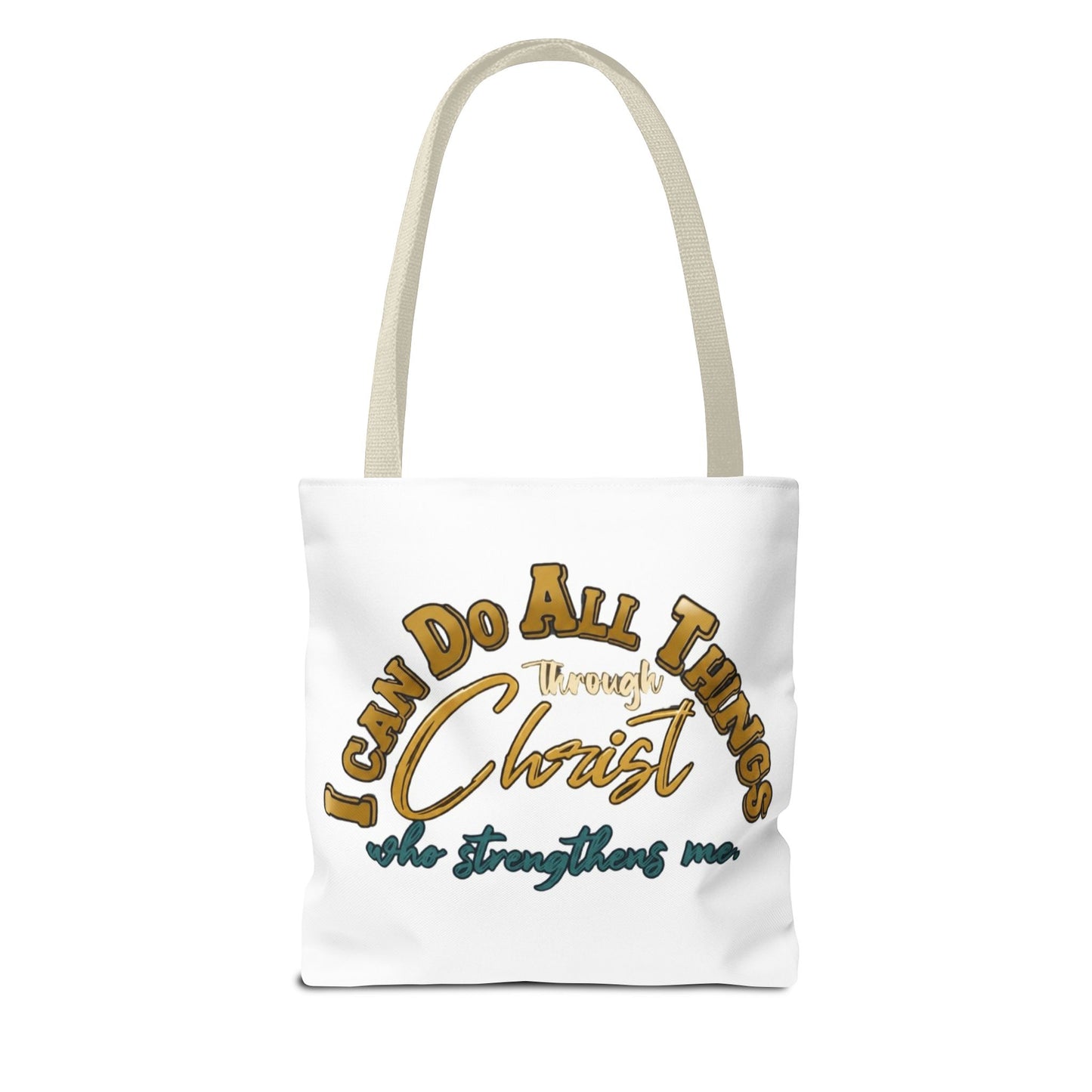 Tote Bag I can do all things through Christ that strengthen me