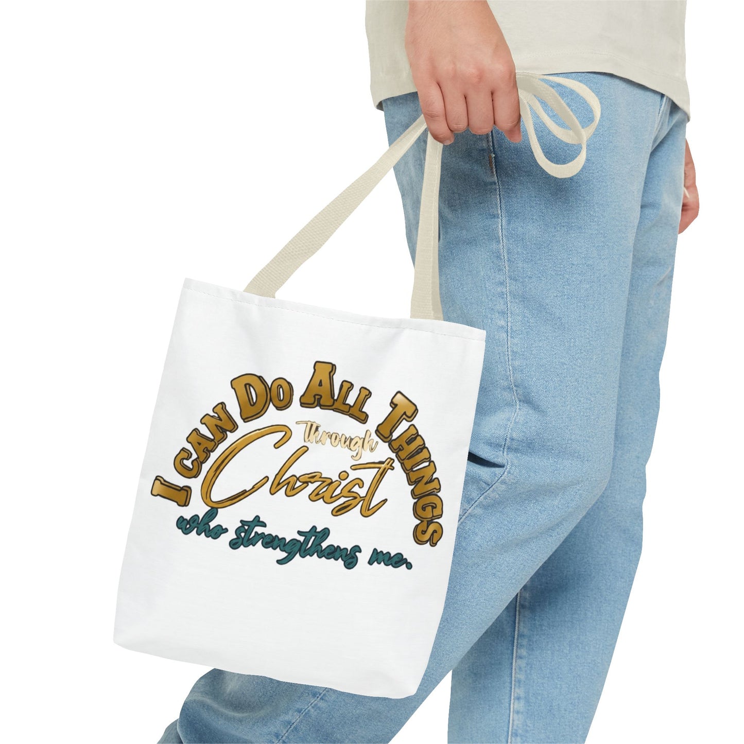 Tote Bag I can do all things through Christ that strengthen me