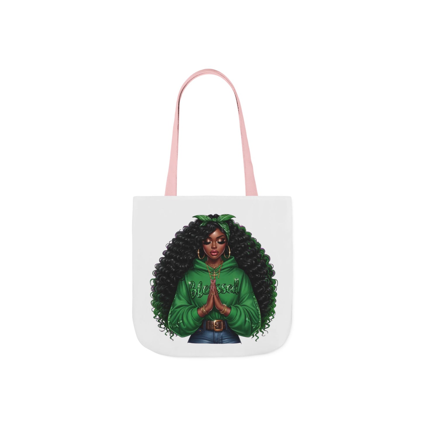 Canvas Tote Bag, 5-Color Straps
