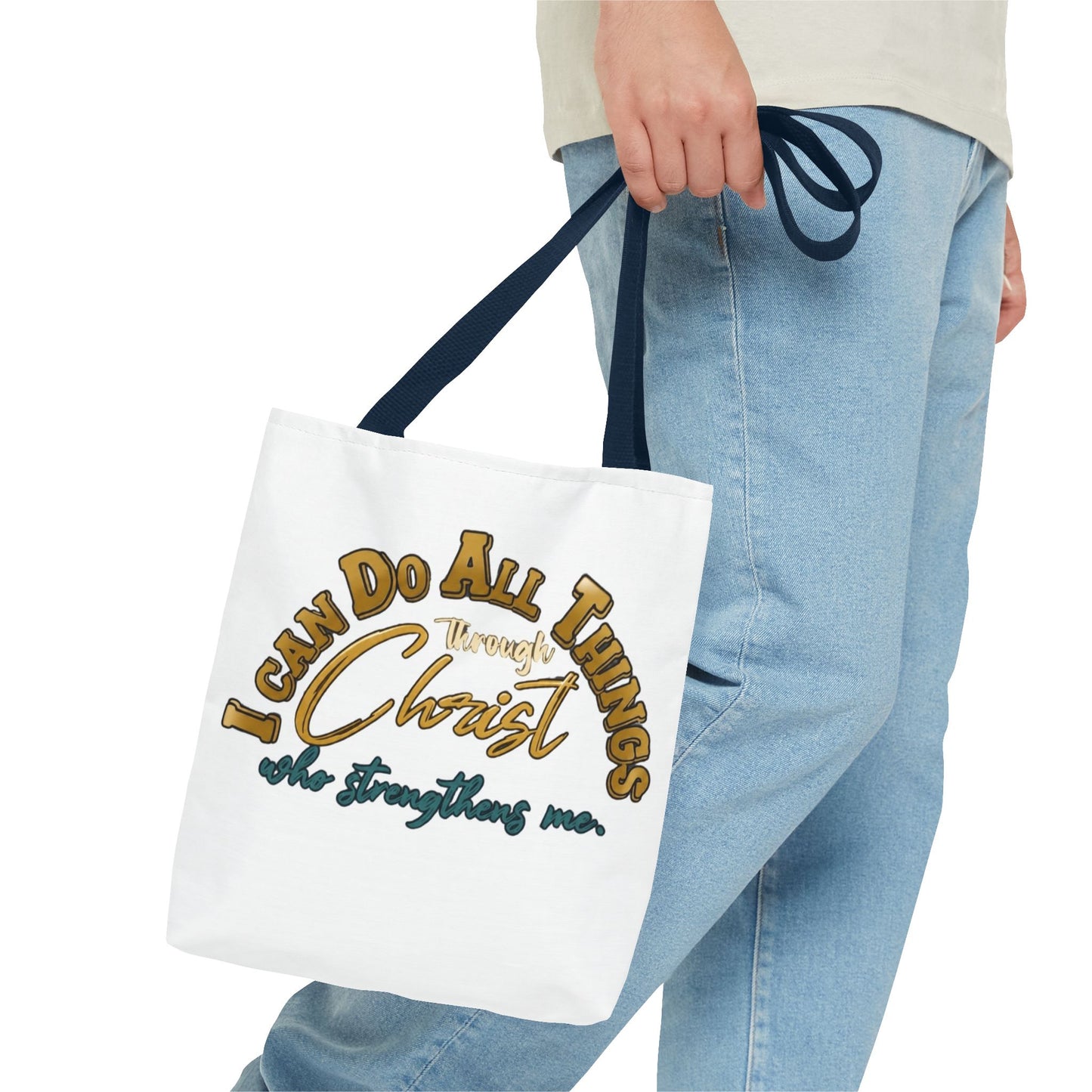 Tote Bag I can do all things through Christ that strengthen me