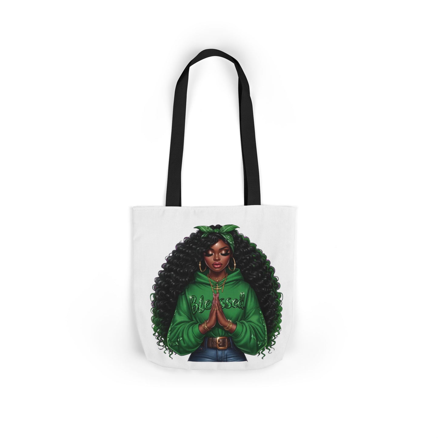Canvas Tote Bag, 5-Color Straps